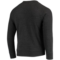 NBA - Phoenix Suns Sportiqe Harmon Raglan Tri-Blend Pullover Sweatshirt - Heathered Black