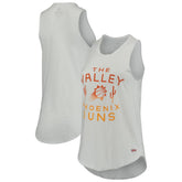 NBA - Phoenix Suns Sportiqe Women's Janie Tri-Blend Tank Top - White