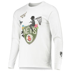 NBA - Brooklyn Nets Sue Tsai Long Sleeve T-Shirt - White