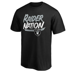 Las Vegas Raiders Hometown Collection Raider Nation T-Shirt Black - NFL