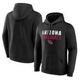 Arizona Cardinals Fade Out Fitted Pullover Hoodie Black - NFL