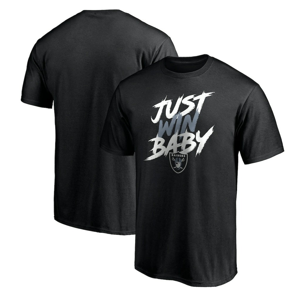 Las Vegas Raiders Just Win T-Shirt Black - NFL