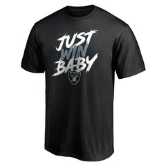 Las Vegas Raiders Just Win T-Shirt Black - NFL