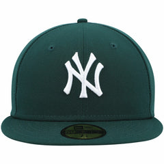 New York Yankees New Era White Logo 59FIFTY Fitted Hat On Sale