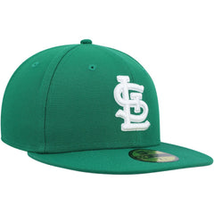 St. Louis Cardinals New Era White Logo 59FIFTY Fitted Hat Lifestyle