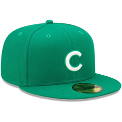 Chicago Cubs New Era White Logo 59FIFTY Fitted Hat On Sale
