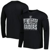 Las Vegas Raiders New Era Combine Authentic Offsides Long Sleeve T-Shirt Black - NFL