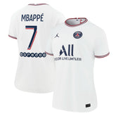 Jordan Kylian Mbappé Paris Saint-Germain Jordan Brand Women's 2021/22 Fourth Replica Jerseys - White