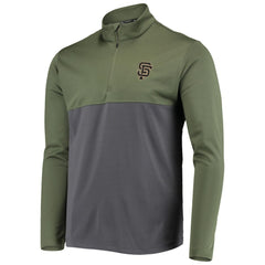 San Francisco Giants Levelwear Delta Pursue Quarter-Zip Jacket Lifestyle