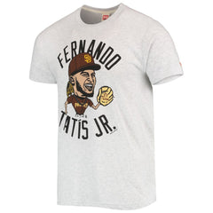 Fernando Tatis Jr. San Diego Padres Homage Caricature Tri-Blend T-Shirt for sale
