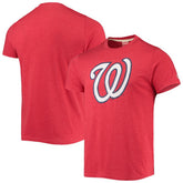 Washington Nationals Homage Hand Drawn Logo Tri-Blend T-Shirt Sale