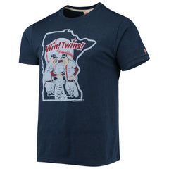 Minnesota Twins Homage Hand-Drawn Logo Tri-Blend T-Shirt Sale