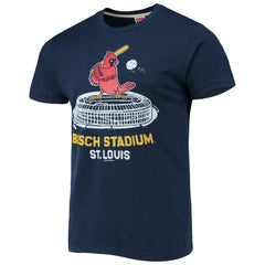 St. Louis Cardinals Homage Busch Stadium Tri-Blend T-Shirt Sale
