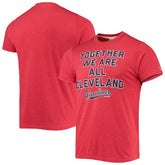 Cleveland Guardians Homage Hyper Local Tri-Blend T-Shirt for sale