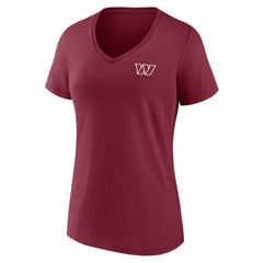 Washington Commanders Women's Team Mother's Day V-Neck T-Shirt Burgundy - Fanatics