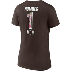 Cleveland Browns Women's Team Mother's Day V-Neck T-Shirt Brown - Fanatics