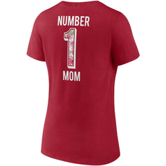 Tampa Bay Buccaneers Women's Team Mother's Day V-Neck T-Shirt Red - Fanatics