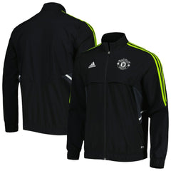 Adidas Manchester United Presentation AEROREADY Full-Zip Jacket - Black