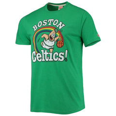 NBA - Boston Celtics Homage NBA x Spongebob Collab Tri-Blend T-Shirt - Kelly Green