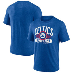 NBA - Boston Celtics Badge of Honor Tri-Blend T-Shirt - Royal