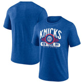 NBA - New York Knicks Badge of Honor Tri-Blend T-Shirt - Royal