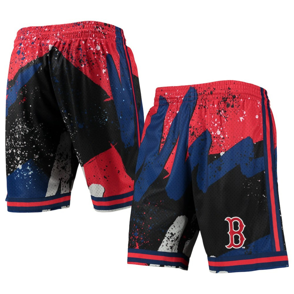Boston Red Sox Mitchell & Ness Hyper Hoops Shorts discount