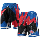 Chicago Cubs Mitchell & Ness Hyper Hoops Shorts On Sale