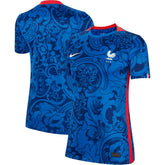 Nike France Women's National Team Women's 2022/23 Home Replica Blank Jerseys - Blue