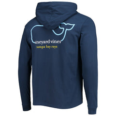 Tampa Bay Rays Vineyard Vines Long Sleeve Hoodie T-Shirt On Sale