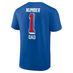 Buffalo Bills Number One Dad T-Shirt Royal - NFL