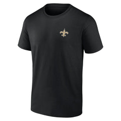 New Orleans Saints Number One Dad T-Shirt Black - NFL