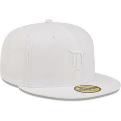 Detroit Tigers New Era White on White 59FIFTY Fitted Hat for sale