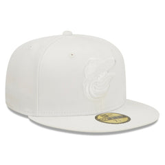 Baltimore Orioles New Era White on White 59FIFTY Fitted Hat Sale