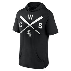 Chicago White Sox Fanatics Iconic Rebel Short Sleeve Hooded Top On Sale