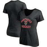 Florida Panthers - Fanatics Women' s Overtime V-Neck T-Shirt Black