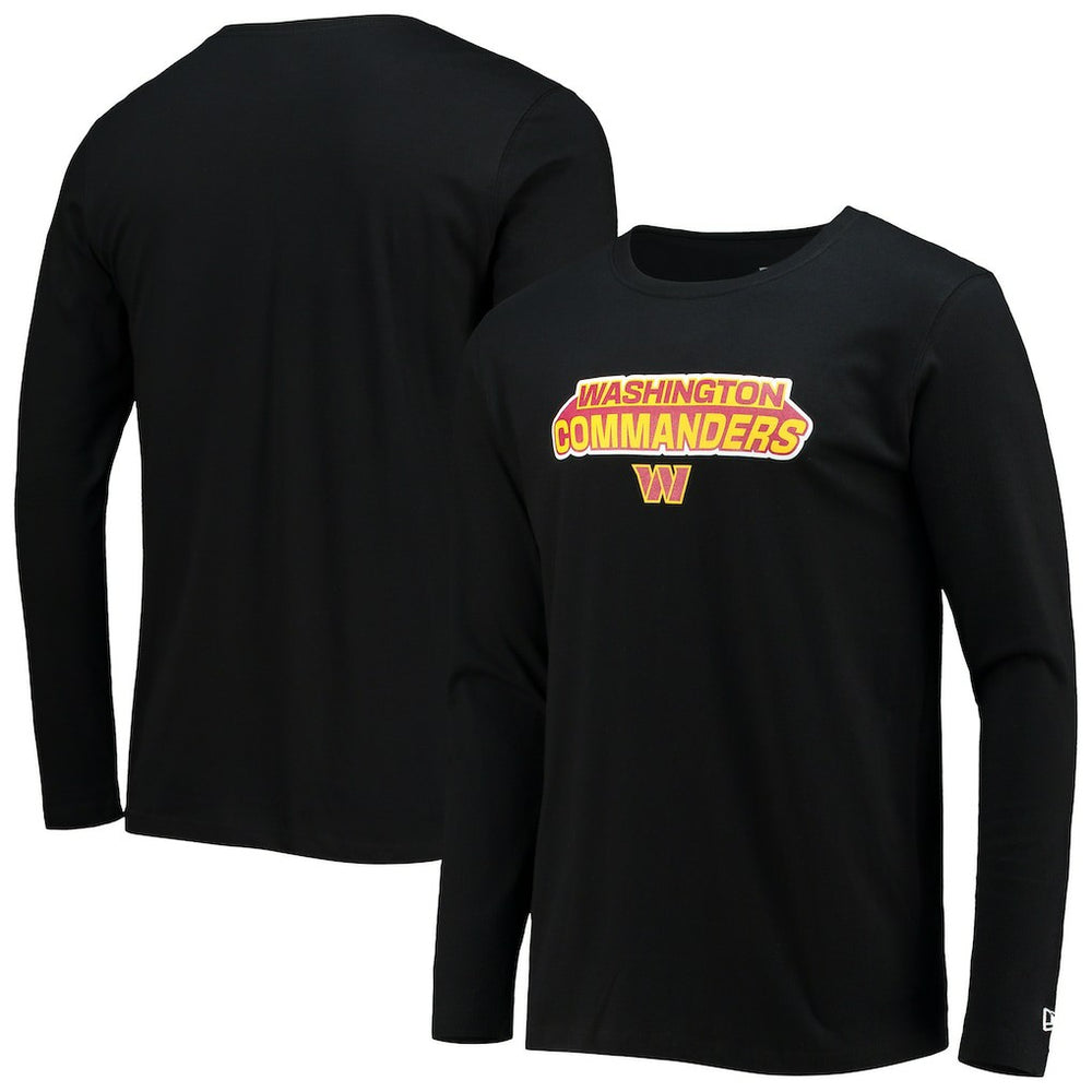 Washington Commanders New Era Long Sleeve T-Shirt Black - NFL