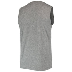 Las Vegas Raiders New Era Brushed Sleeveless Tank Top Heathered Gray - NFL