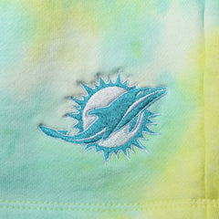 Miami Dolphins New Era Tie-Dye Shorts White - NFL