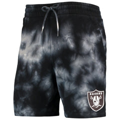 Las Vegas Raiders New Era Tie-Dye Shorts Black - NFL