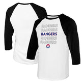 Texas Rangers Tiny Turnip Women's Stacked 3/4-Sleeve Raglan T-Shirt Near Me