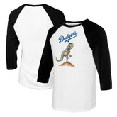 Los Angeles Dodgers Tiny Turnip Women's TT Rex 3/4-Sleeve Raglan T-Shirt Online