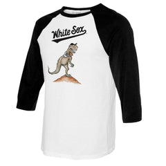 Chicago White Sox Tiny Turnip Youth TT Rex Raglan 3/4 Sleeve T-Shirt Near Me