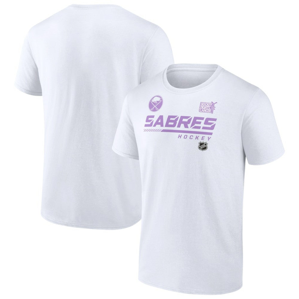Buffalo Sabres - NHL Hockey Fights Cancer T-Shirt White