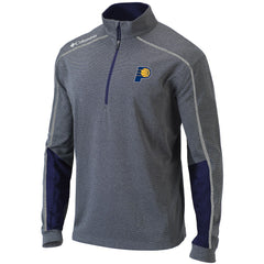 Columbia - Indiana Pacers Omni-Wick Shotgun 2.0 Quarter-Zip Pullover Top - Heathered Gray/Navy