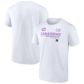 Montreal Canadiens - NHL Hockey Fights Cancer T-Shirt White