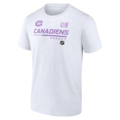 Montreal Canadiens - NHL Hockey Fights Cancer T-Shirt White