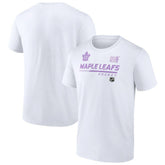 Toronto Maple Leafs - NHL Hockey Fights Cancer T-Shirt White