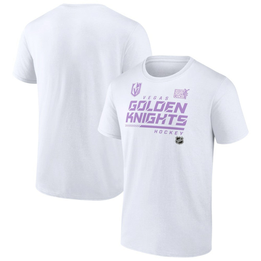 Vegas Golden Knights NHL Hockey Fights Cancer T-Shirt White