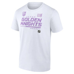 Vegas Golden Knights NHL Hockey Fights Cancer T-Shirt White