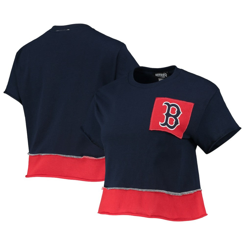 Boston Red Sox Refried Apparel Women's Cropped T-Shirt for sale